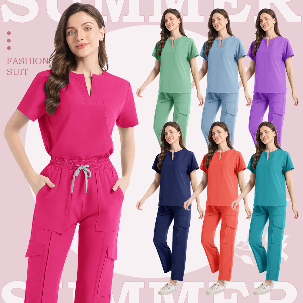 Medical Lab Gown - Scrub Sets Women Lab Coat Healthcare