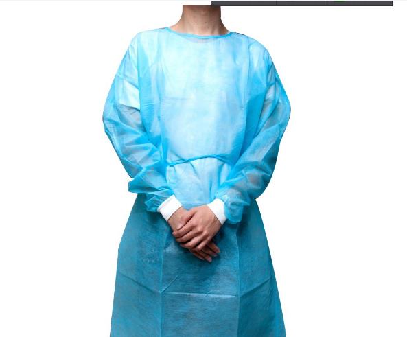 Medical Lab Gown - Knitted Cuffs 10 pcs Disposable Isolation