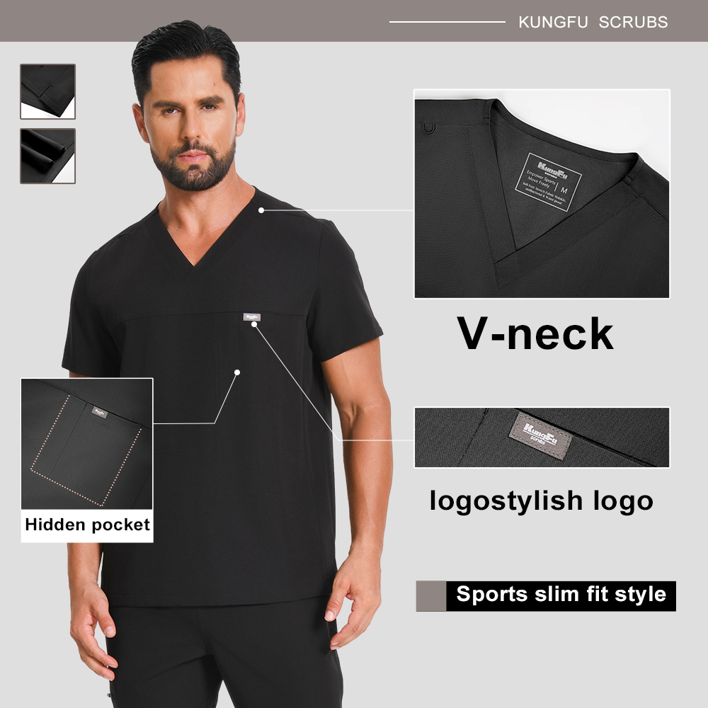 KUNGFU SCRUBS Men Surgical Uni - đánh giá và giá Medical Lab Uniform