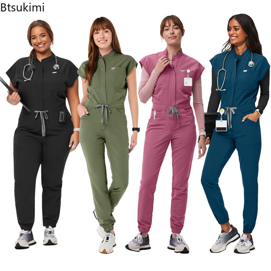 Fashion Zipper Jumpsuit Medica - đánh giá và giá Medical Lab Uniform