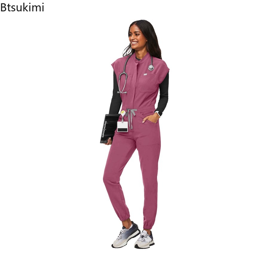 Fashion Zipper Jumpsuit Medica - đánh giá và giá Medical Lab Uniform