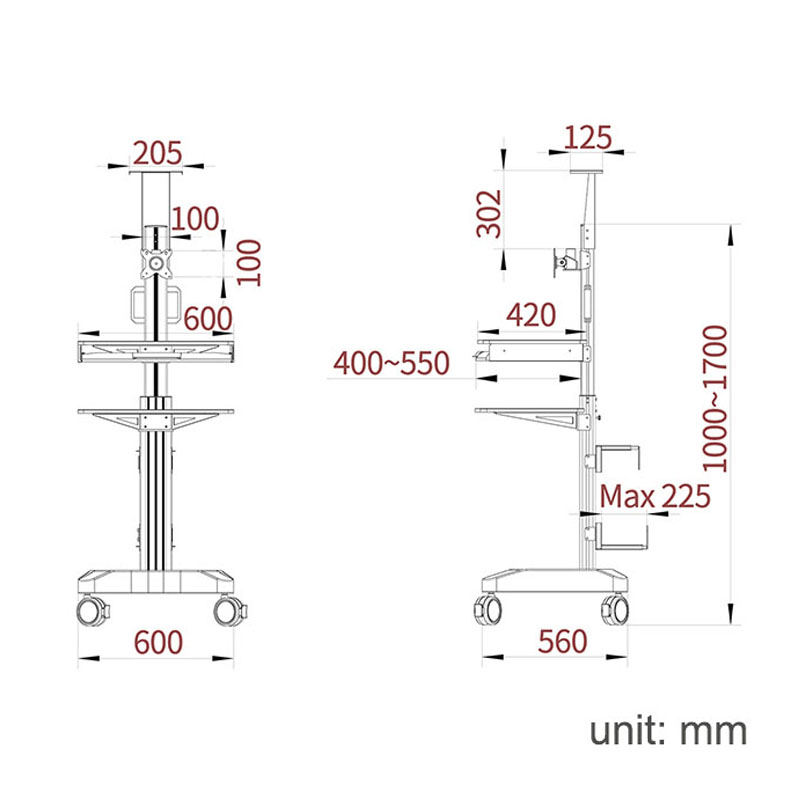 Medical Trolley Mobile Cart Si - đánh giá và giá Medical Lab Equipments