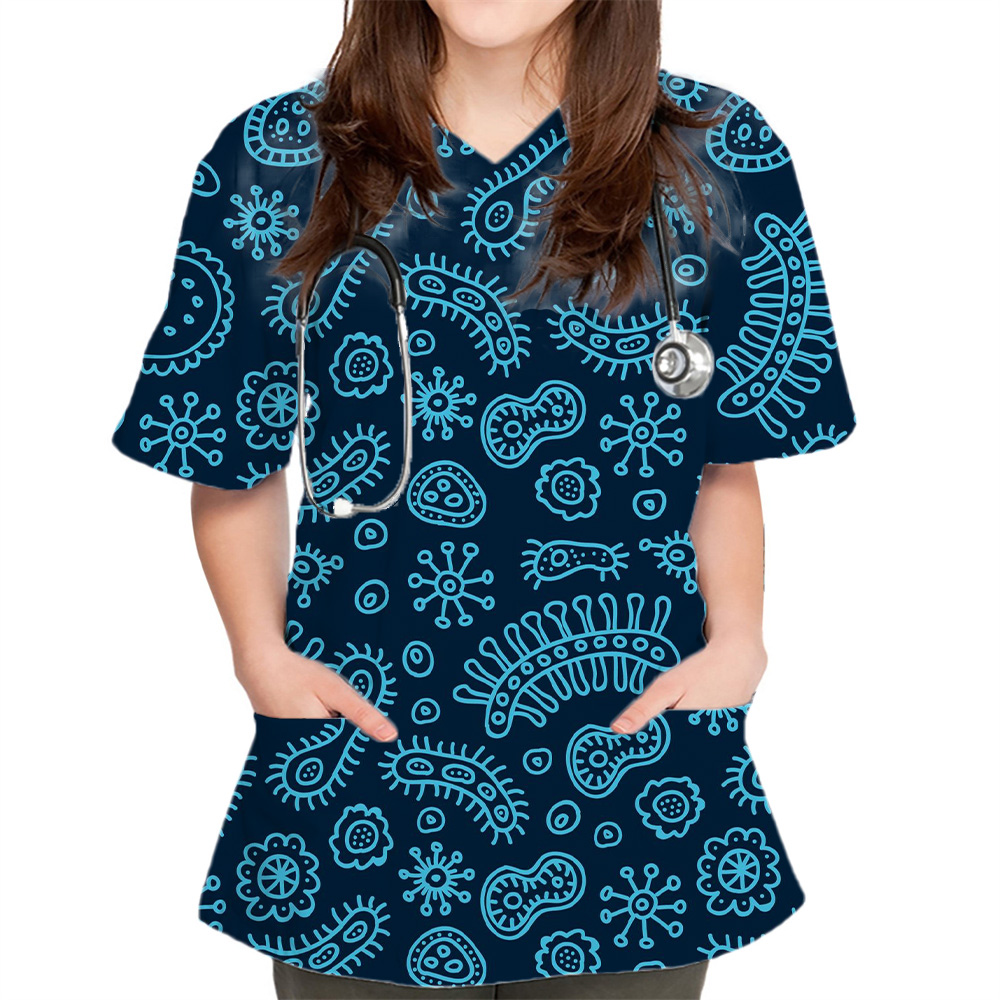 New Women Tops Bacteriogram Pr - đánh giá và giá Medical Lab Uniform