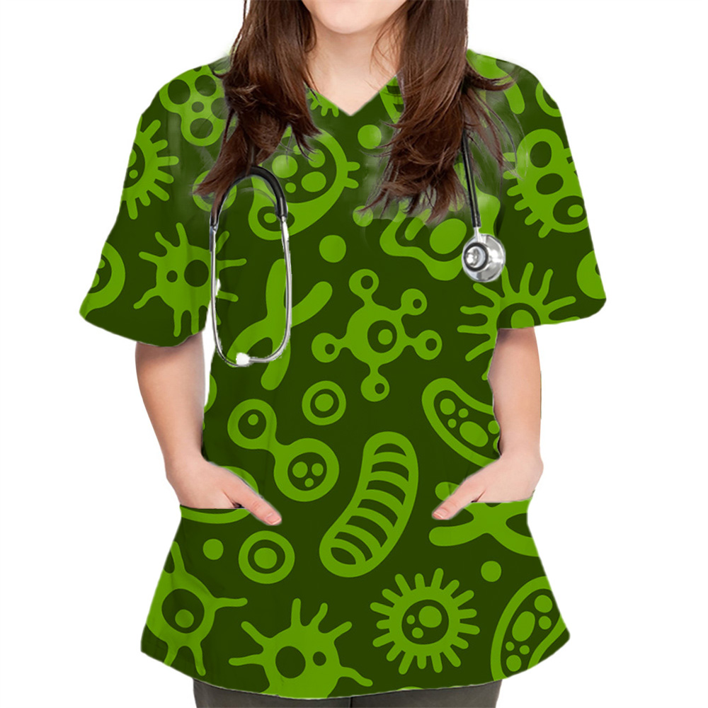 New Women Tops Bacteriogram Pr - đánh giá và giá Medical Lab Uniform