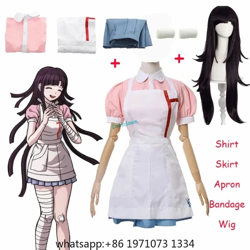Danganronpa Mikan Tsumiki Cosp - đánh giá và giá Medical Lab Uniform