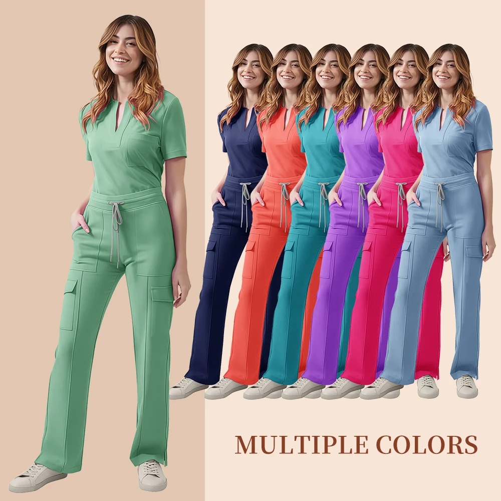 Scrub Sets Women Lab Coat Heal - đánh giá và giá Medical Lab Gown