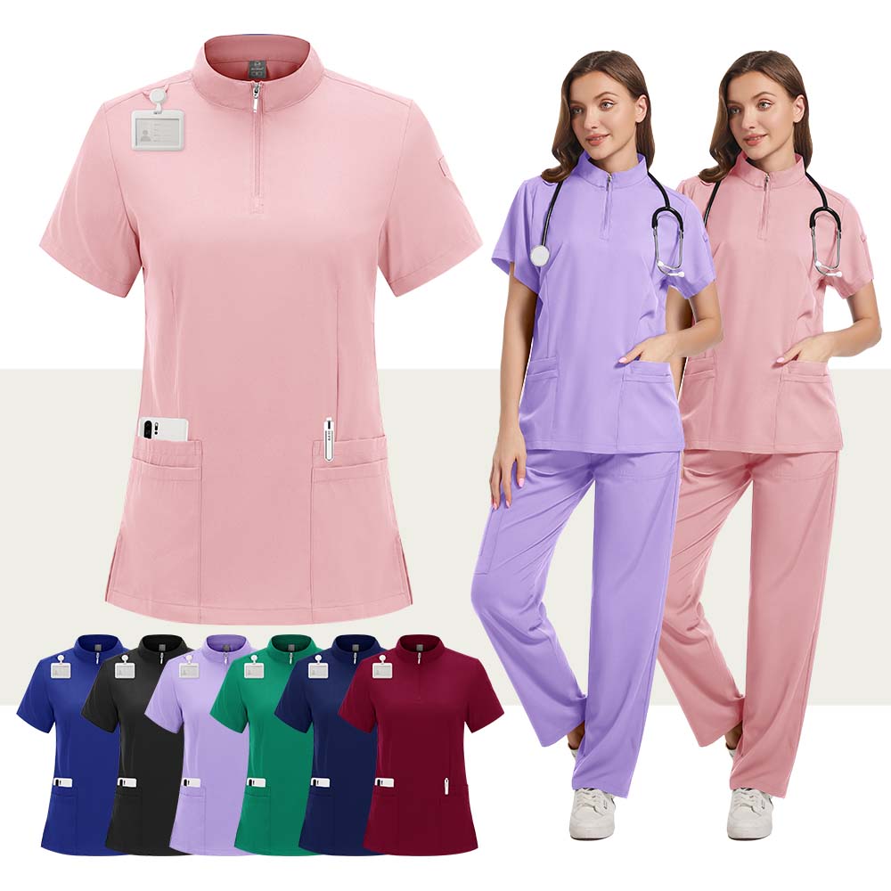 Stretch Scrubs Woman Set Medic - đánh giá và giá Medical Lab Uniform