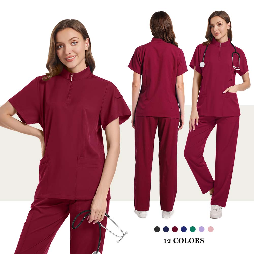 Stretch Scrubs Woman Set Medic - đánh giá và giá Medical Lab Uniform