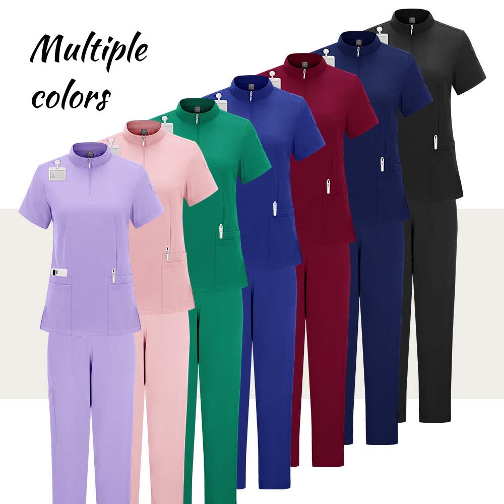 Stretch Scrubs Woman Set Medic - đánh giá và giá Medical Lab Uniform