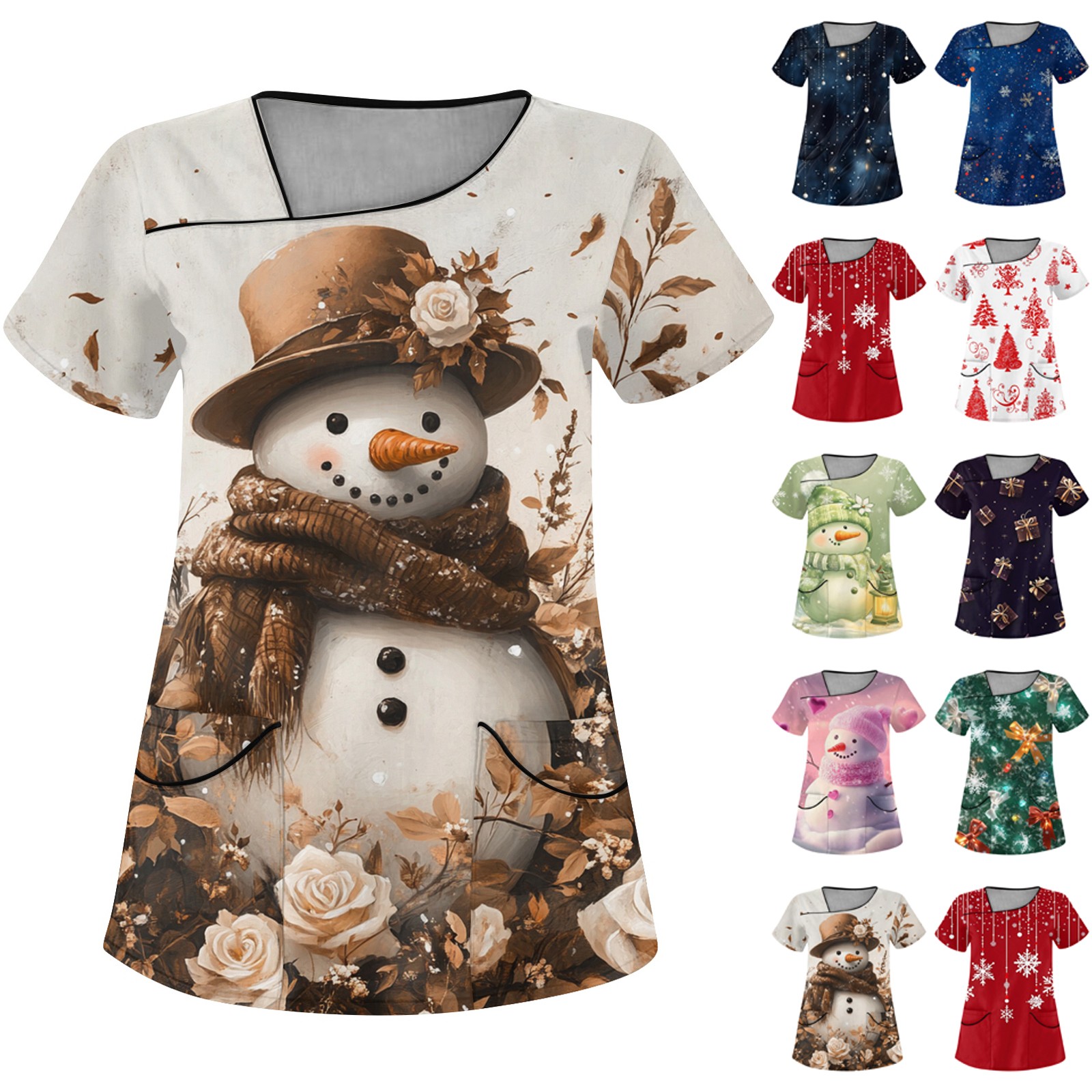 T-Shirt Christmas Nurse Unifor - đánh giá và giá Medical Lab Uniform